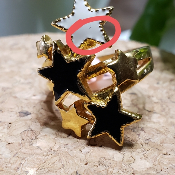 Stars Gold Ring!!!! - Picture 9 of 9